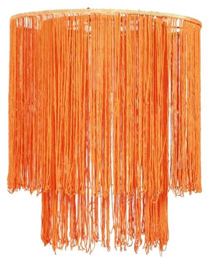 Abażur sznurkowy pomarańczowy do lampy wiszącej Brasil Candellux 77-24230